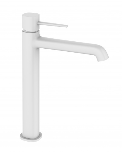 Смеситель для раковины Orange Karl M05-121w белый фото 2