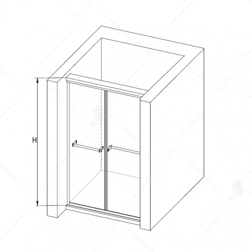 Душевая дверь RGW TO-10 Матовое-Сатинат 2000 фото 4