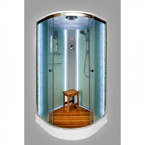 Душевая кабина Deto (DTO)  EM 1590 LED с электрикой фото 7