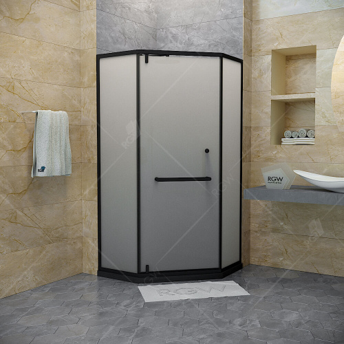 Душевой уголок RGW HO-084B Матовое-Сатинат 900x900