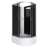 Душевая кабина Niagara NG-2510-14LBK (1200х800х2000) высокий поддон(40см) стекло ТОНИРОВАННОЕ 4 места