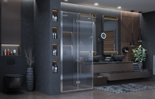 Душевое ограждение Ambassador Diamond 12011105L (900x900x2000), 1 место фото 4