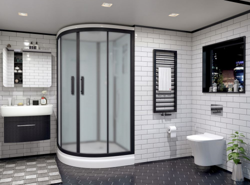 Душевая кабина Timo Standart  Black Fabric T-6609BF фото 3