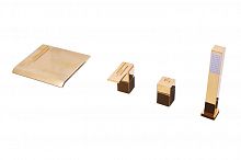 ROYAL1074.5PZ ROYAL - смеситель для ванной, 4 отверстия, ЦВЕТ ЗОЛОТО RAV Slezak