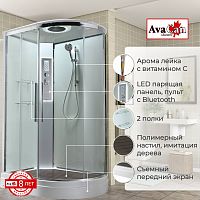 Душевая кабина AvaCan EM2812LLEDT прозрачная