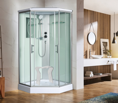 Душевые кабины WeltWasser NESSE 902 900х900х2170 мм фото 11