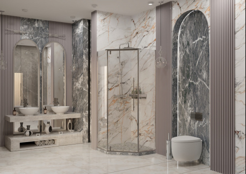 Душевое ограждение Ambassador Ritz 112011102 (900x900x2000), 1 место фото 3