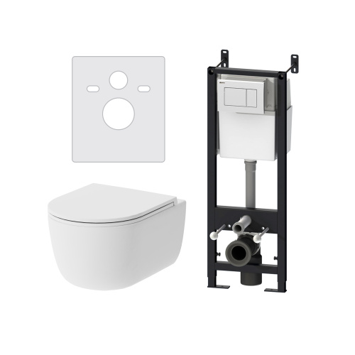комплект инсталляция с унитазом Damixa Sirius DX86.IS10101.1700