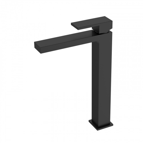 Agger Great A2812144 Однозахватный смеситель для раковины высокий, черный фото 3