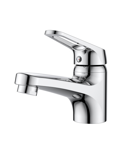 OneLife P11-021cr полимерный смеситель для раковины, хром фото 3