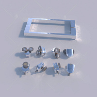 Душевой уголок RGW CL-48 (RGW CL-14 + RGW Z-24) Прозрачное 1300x1000