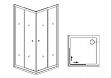 Душевой уголок Dolphin TN-206-J Фабрик (Fabrik) 900x900