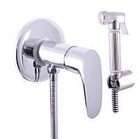 AM747/1 AMUR - смеситель для биде, скрытый монтаж, лейка (металл) RAV Slezak