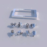 Душевой уголок RGW CL-48 (RGW CL-14 + RGW Z-24) Прозрачное 1600x1000