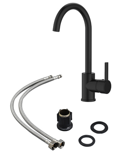 Смеситель для кухни OneLife P04-001b полимерный фото 6