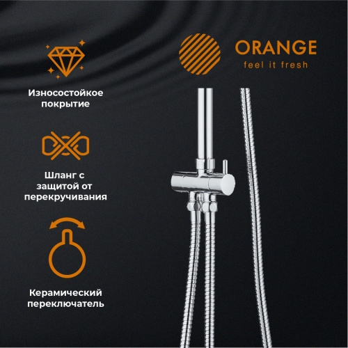 Душевая система Orange S09cr хром фото 13