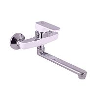 YU101.5/23CB YUKON- смеситель кухонный настенный, БЕЛЫЙ/ХРОМ RAV Slezak