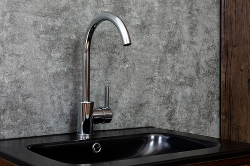 Смеситель для кухни OneLife P04-001cr полимерный фото 9