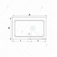 Душевой уголок RGW SV-42 (SV-12 + Z-05) Прозрачное 1100x700