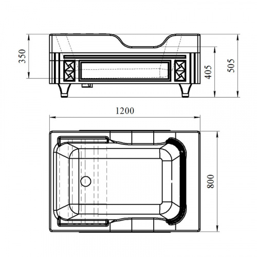 Специальная ванна Radomir для омовения «Тахарат» фото 2