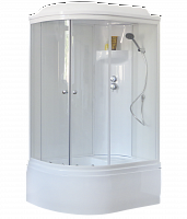 Душевая кабина Royal Bath RB 8120BK6-WT (белое/прозрачное) правая