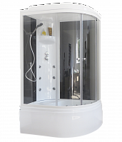 Душевая кабина Royal Bath RB 8120BK3-BT (черное/прозрачное) левая