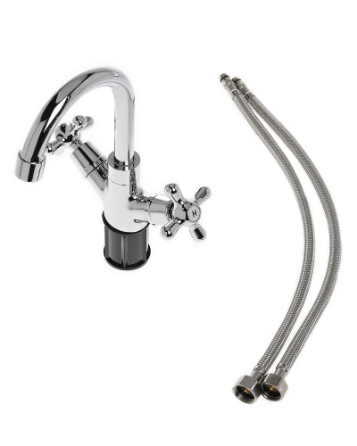 Смеситель для раковины OneLife P03-008cr полимерный фото 7