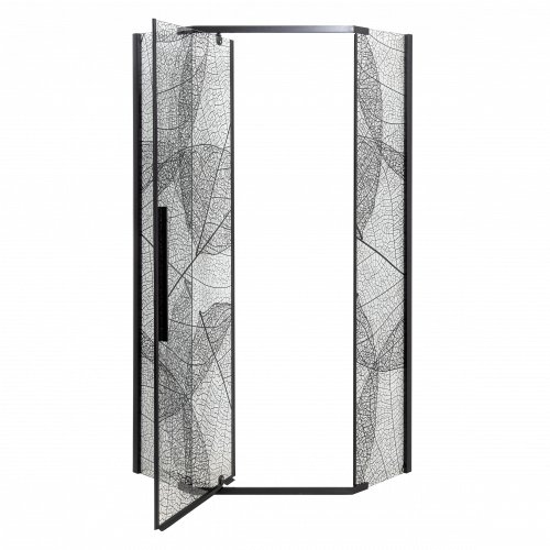 Душевое ограждение Deto  PB 100 Black фото 2