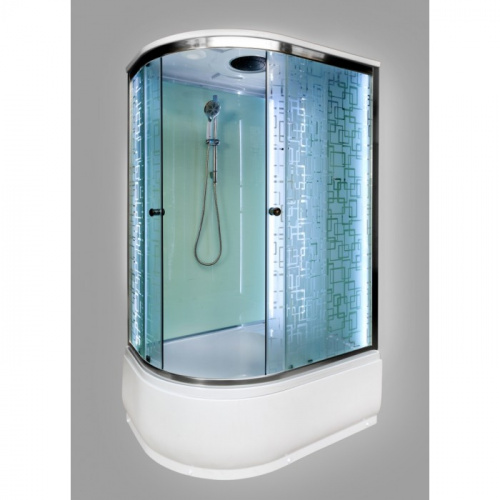 Душевая кабина Deto (DTO)  EM 4512 R LED с электрикой
