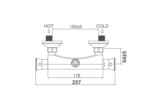 Смеситель для душа D&K Bayern Potsdam (DA2113101) фото 2