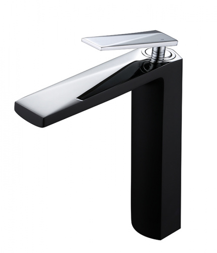 смеситель для умывальника Venturo черный-хром