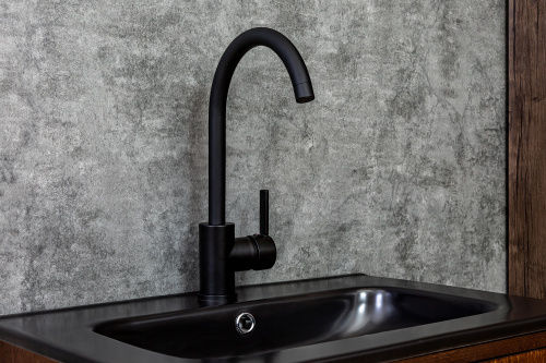 Смеситель для кухни OneLife P04-001b полимерный фото 4