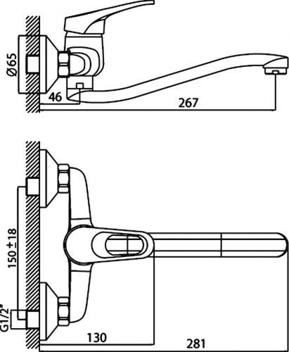 Смеситель для кухонной мойки Rossinka B (B35-24) фото 2