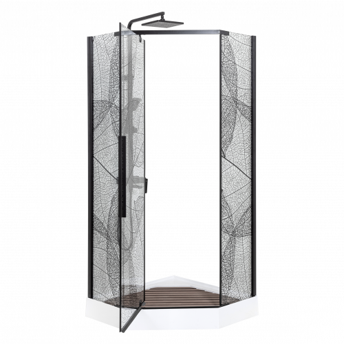 Душевое ограждение Deto  PB 100 Black фото 7