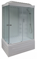 Душевая кабина Royal Bath  RB 8100BP3-WC(белое/матовое) правая