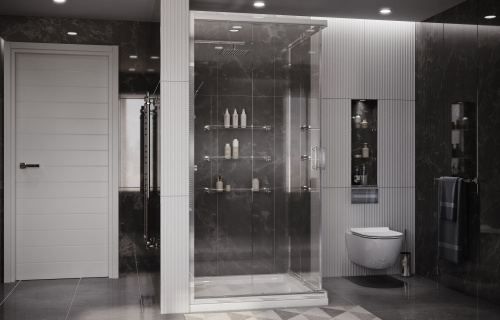 Душевое ограждение Ambassador Kingston 14011102 (900x900x2000), 1 место фото 4