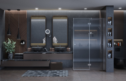 Душевое ограждение Ambassador Diamond 12011104R (1200x800x2000), 1 место фото 3