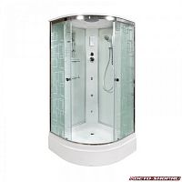 Душевая кабина Deto (DTO)  EM 2710 с электрикой и гидромассажем