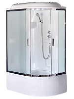 Душевая кабина Royal Bath  RB 8120BK1-M-CH (матовое) левая