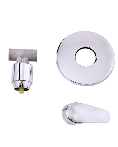 OneLife P11-400cr полимерный встраиваемый смеситель для душа, хром фото 7