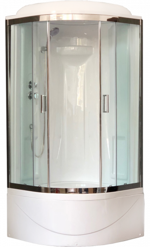 Душевая кабина Royal Bath  RB 90BK1-T-CH (прозрачное)