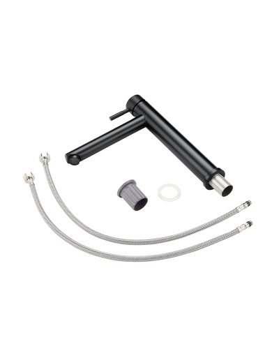 Orange Steel M99-121b смеситель для накладной раковины, черный фото 7