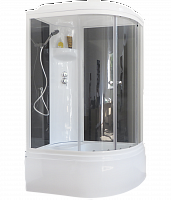 Душевая кабина Royal Bath RB 8120BK6-BT (черное/прозрачное) левая