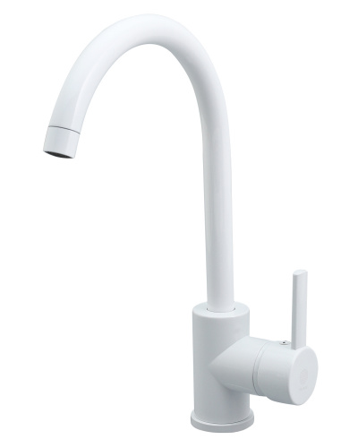 Смеситель для кухни OneLife P04-001w полимерный фото 5