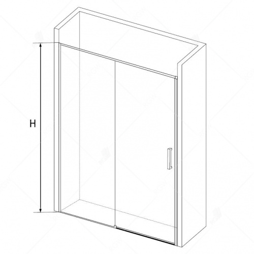 Душевая дверь RGW SV-13 Прозрачное 1000 фото 3