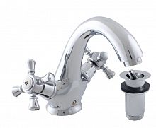 MK329.5 MORAVA RETRO - смеситель для умывальника, донный клапан RAV Slezak