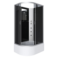 Душевая кабина Niagara NG-2510-14RBKG (1200х800х2000) высокий поддон(40см) стекло ТОНИРОВАННОЕ 4 места