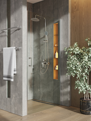 Душевая дверь Orange E05-100TCR универсальная 100х190 фото 8