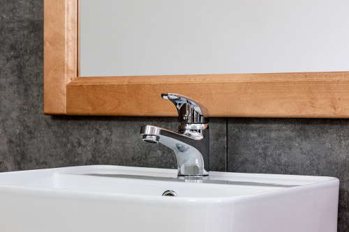 Смеситель для раковины OneLife P01-021cr полимерный фото 6