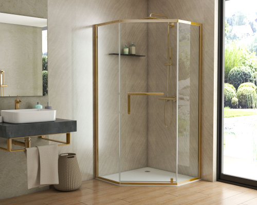 Душевое ограждение GROSSMAN PR-100GD (100x100x200) фото 2